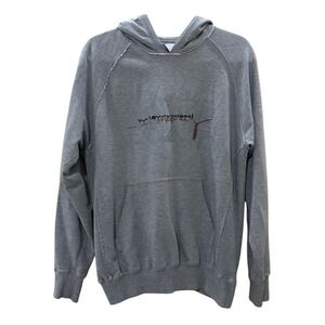 Y2K Hurley Gray Pullover Hoodie Men's Casual Size Medium Comfort Wear